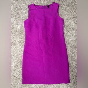 H&M Sleeveless Sheath Dress in Bright Magenta